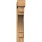 Ekena Millwork Merced Block Rough Sawn Bracket w/ Offset Brace, Western Red Cedar, 8"W x 44"D x 44"H BKT0806X44X44MRC05RWR - alternate 4